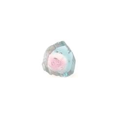 ウォーターメロントルマリン 原石スライス アフガニスタン産 1.65ct [250430215]7.6x7.1mm前後