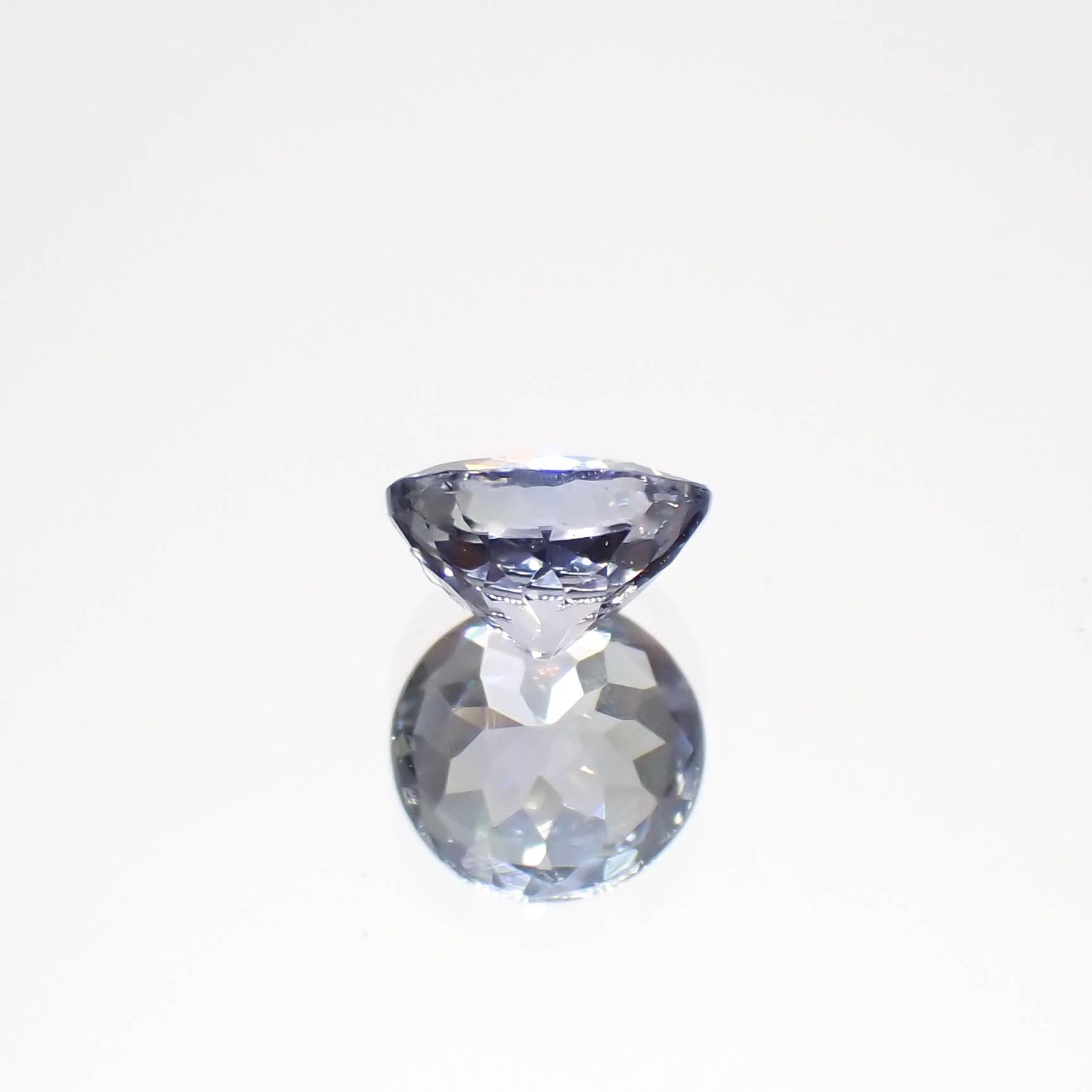 バイカラータンザナイト(宝石名ゾイサイト)タンザニア産 0.44ct 識別済[230421804]4.9x4.8mm前後