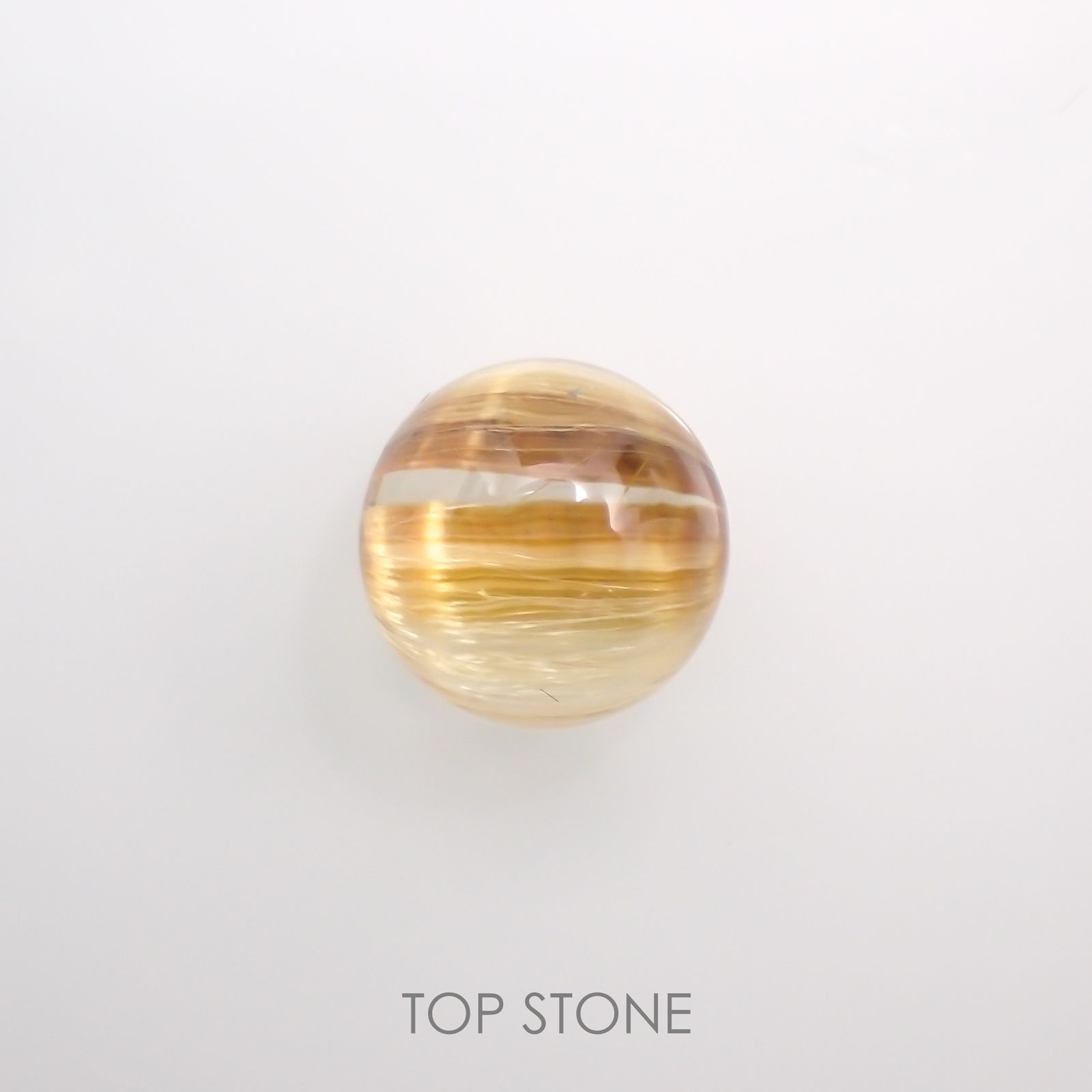 ルチルクォーツ(宝石名ルチルレイテッド・クォーツ) ブラジル産 2.94ct 識別済[211013312]8×8mm前後