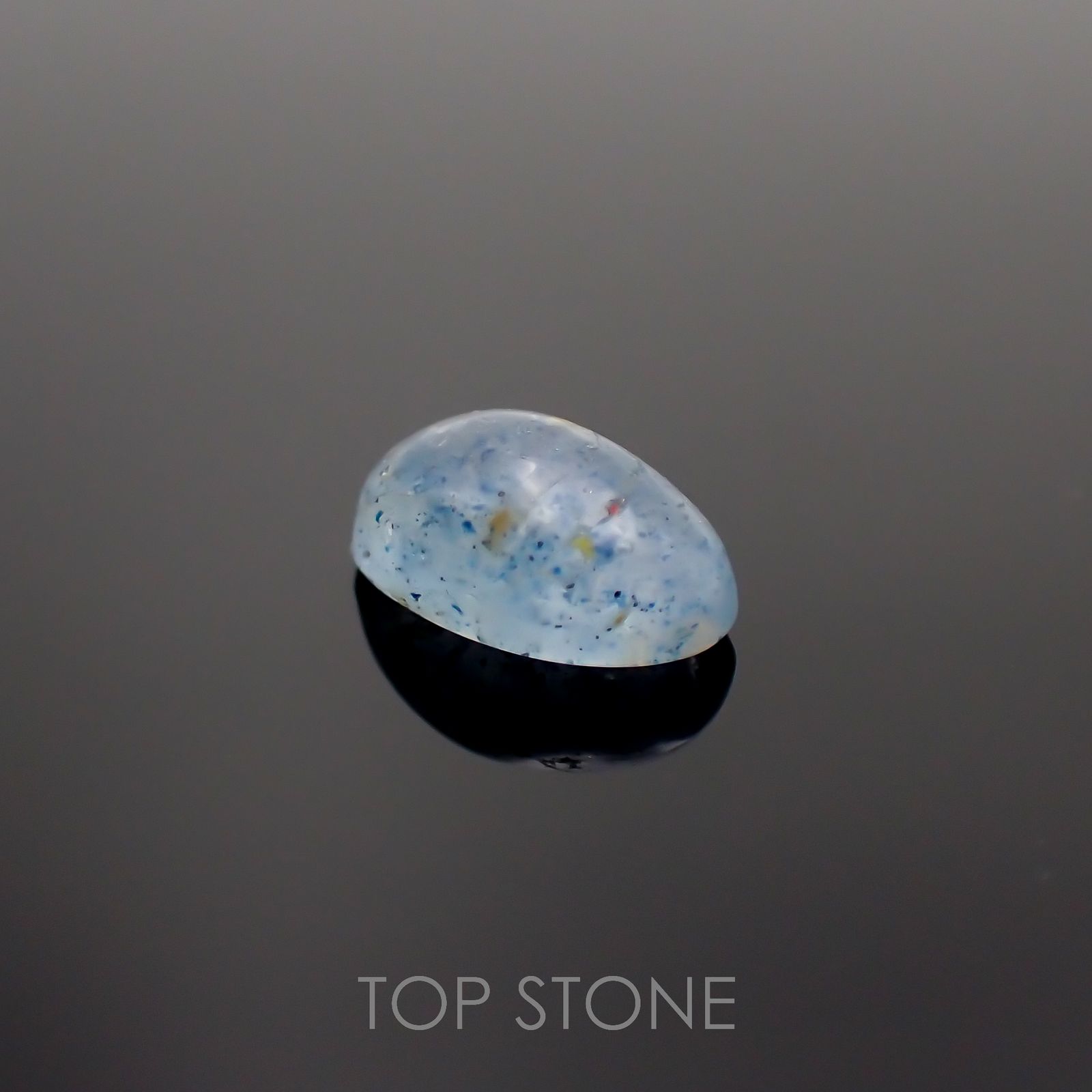 ラズライトインクォーツ(宝石名ラズライト イン クォーツ)アフガニスタン産 1.75ct 識別済[220918128]9.7x5.9mm前後