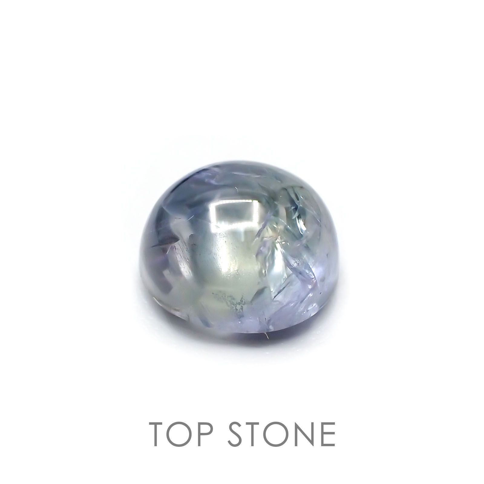 バイカラータンザナイト(ゾイサイト) 非加熱 タンザニア産 ルース 2.79ct[21038537]8×7.9mm前後