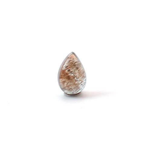 アベンチュリンアクアマリン ナイジェリア産 2.35ct / 10.3x7mm前後 [260919772]