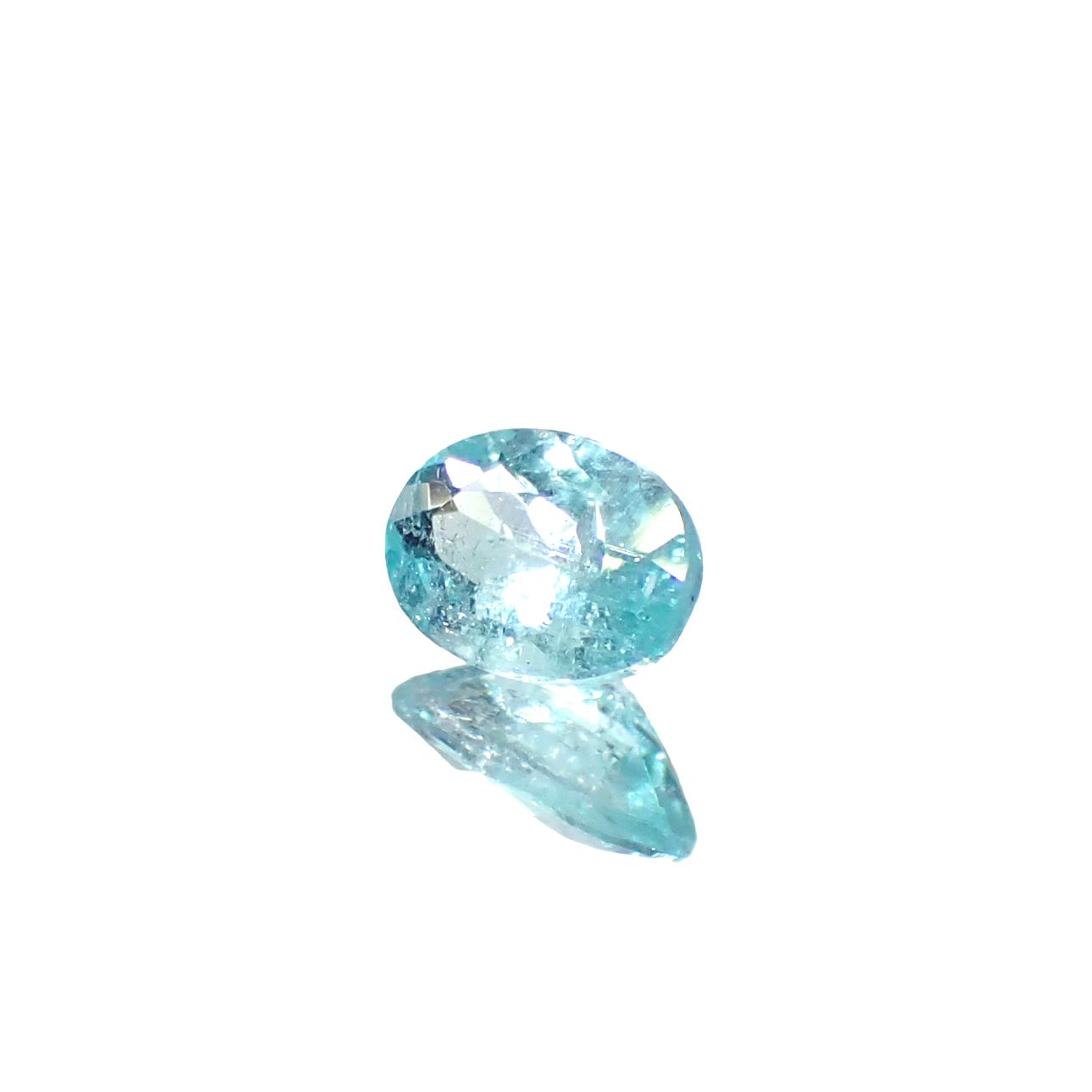 パライバトルマリン ブラジル・パライバ州バターリャ鉱山産 0.16ct[240928792]4.2x2.9mm前後