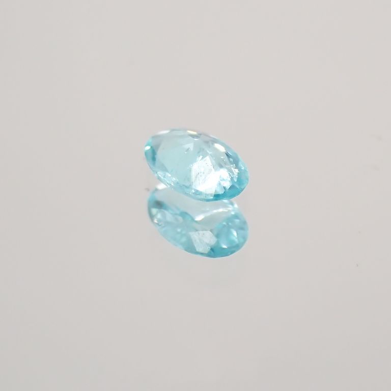 パライバトルマリン(宝石名トルマリン/別名パライバ・トルマリン) ブラジル産 0.058ct 識別済[210410659]3.3×2.2mm前後