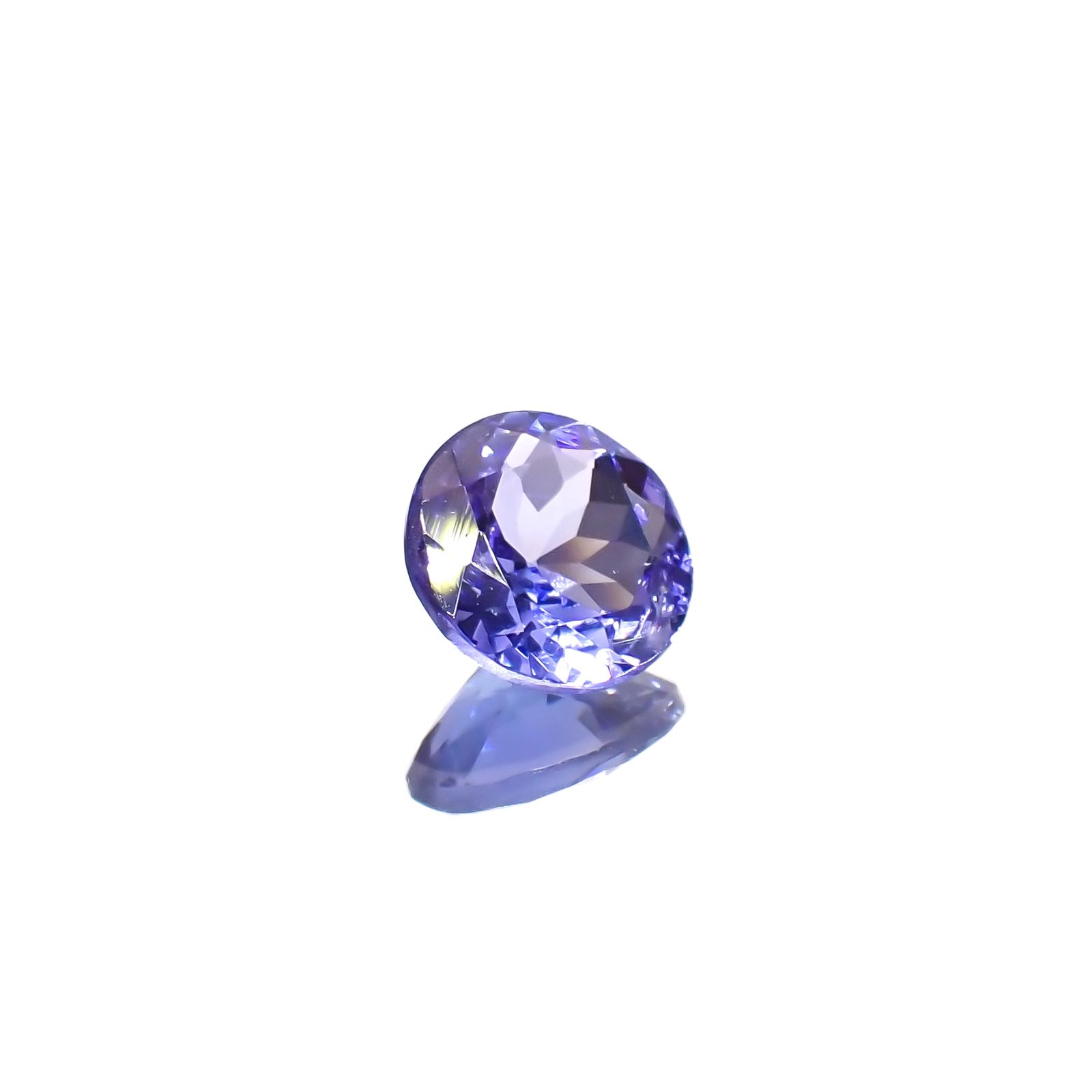 タンザナイト(宝石名タンザナイト)タンザニア産 0.74ct 識別済[240627883]6x6mm前後