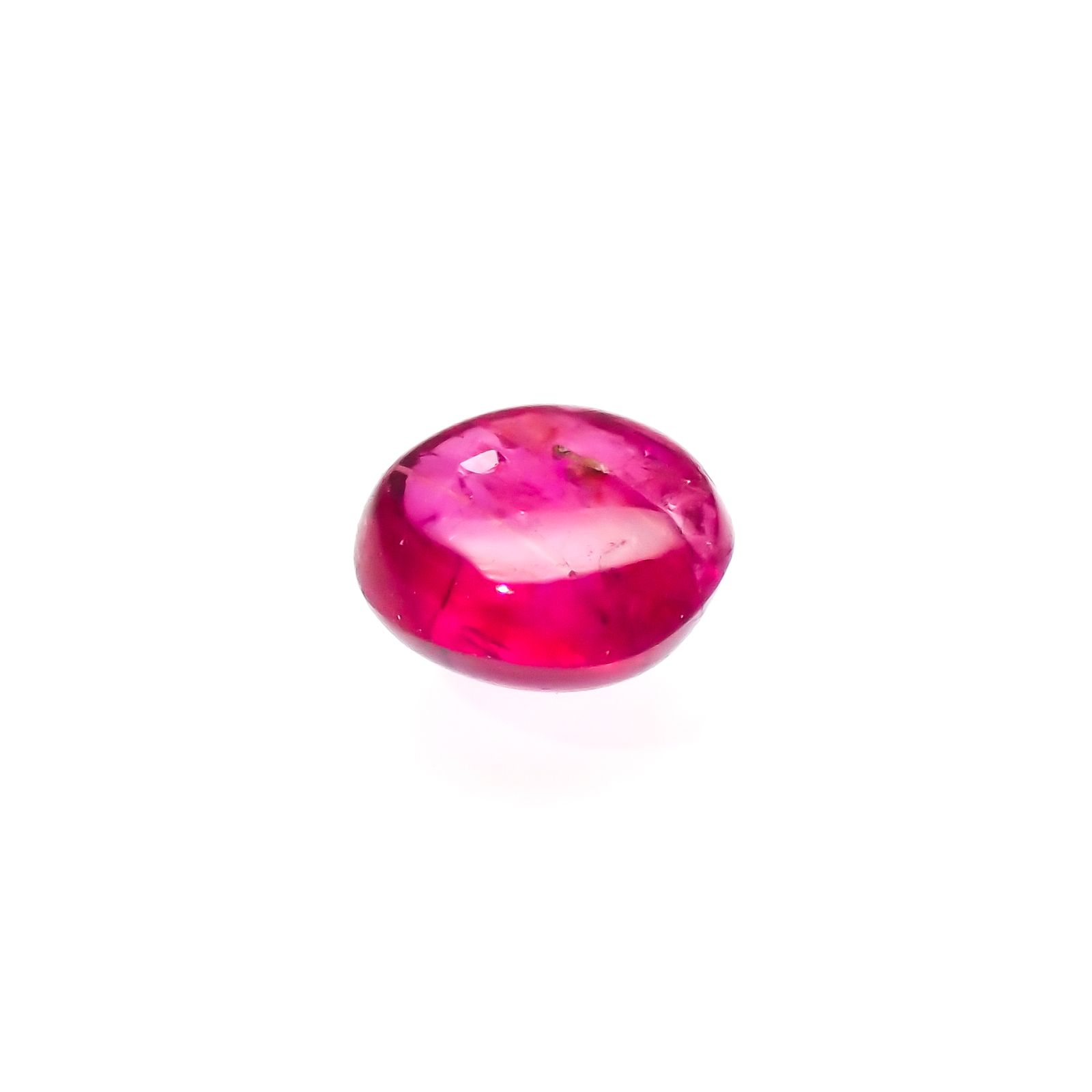 ルビー 非加熱 ビルマ産 0.52ct[230622360]4.4x4.2mm前後