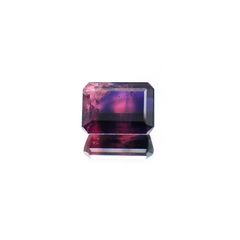 パーティカラーサファイア 非加熱(宝石名パーティカラード・サファイア) タンザニア産 2.704ct ソ付(彩珠)[210710613]8.3×6.1mm前後