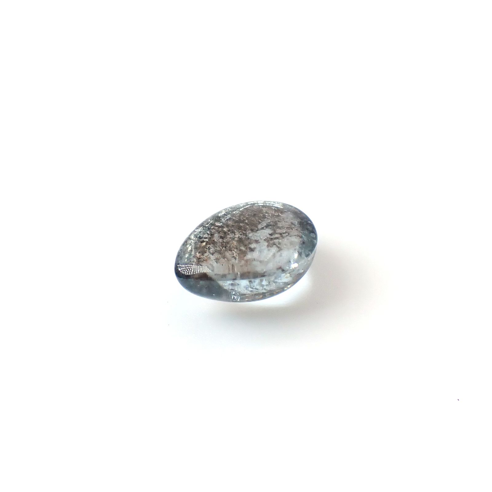 アベンチュリンアクアマリン ナイジェリア産 2.28ct / 9.5x6.9mm前後 [260919771]