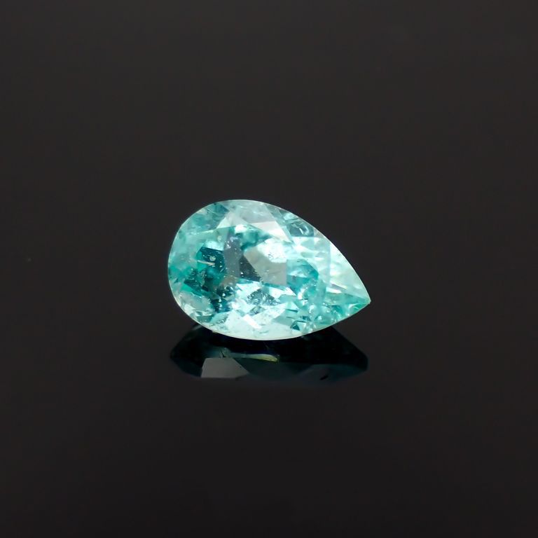 パライバトルマリン(宝石名トルマリン/別名パライバ・トルマリン)ブラジル産 0.399ct ソ付(宝貴協)[221018781]6x4mm前後