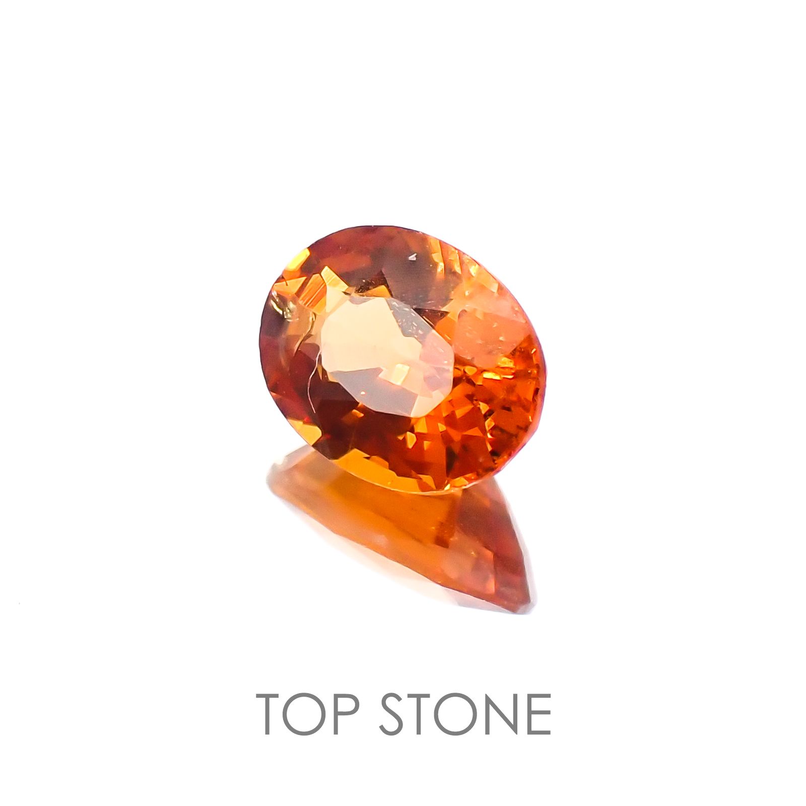 スペサルティンガーネット ナイジェリア産 ルース 1.13ct[20128094]7.1×5.4mm前後