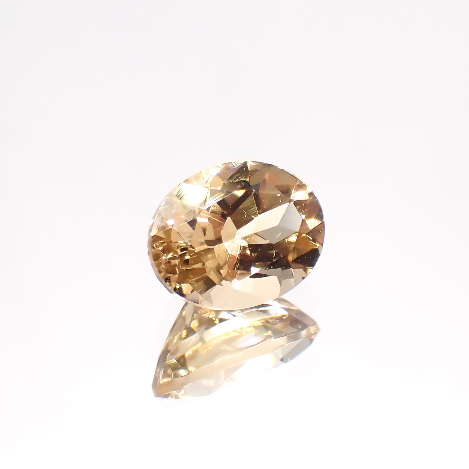 イエローベリル(宝石名イエロー・ベリル)ブラジル産 1.13ct 識別済[211113659]7.8x6mm前後