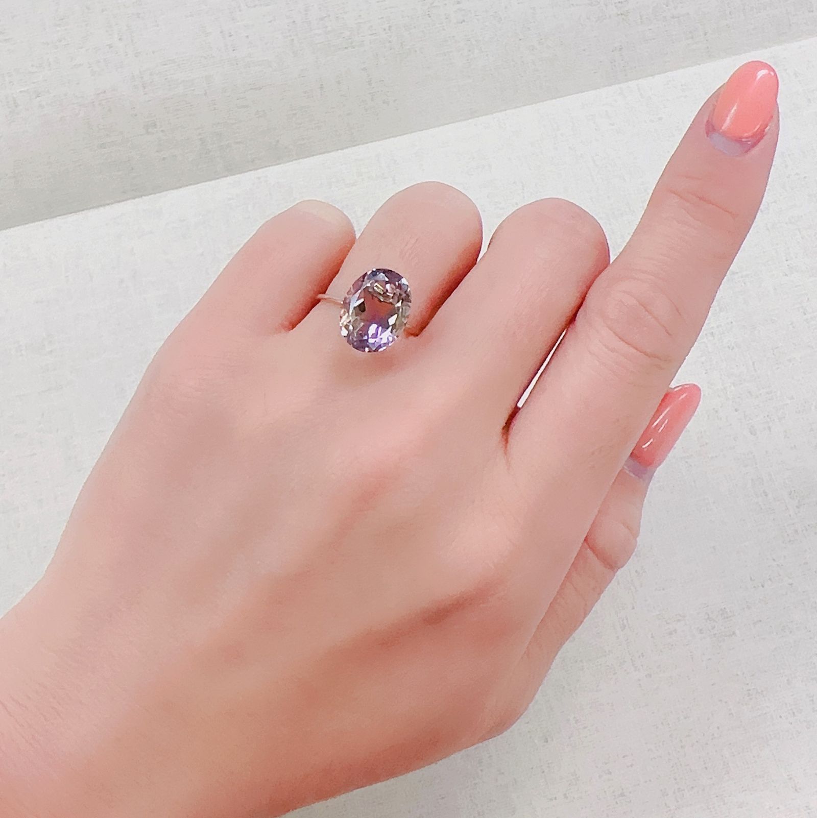 アメトリン ブラジル産 4.90ct[230321192]12.6x9.7mm前後