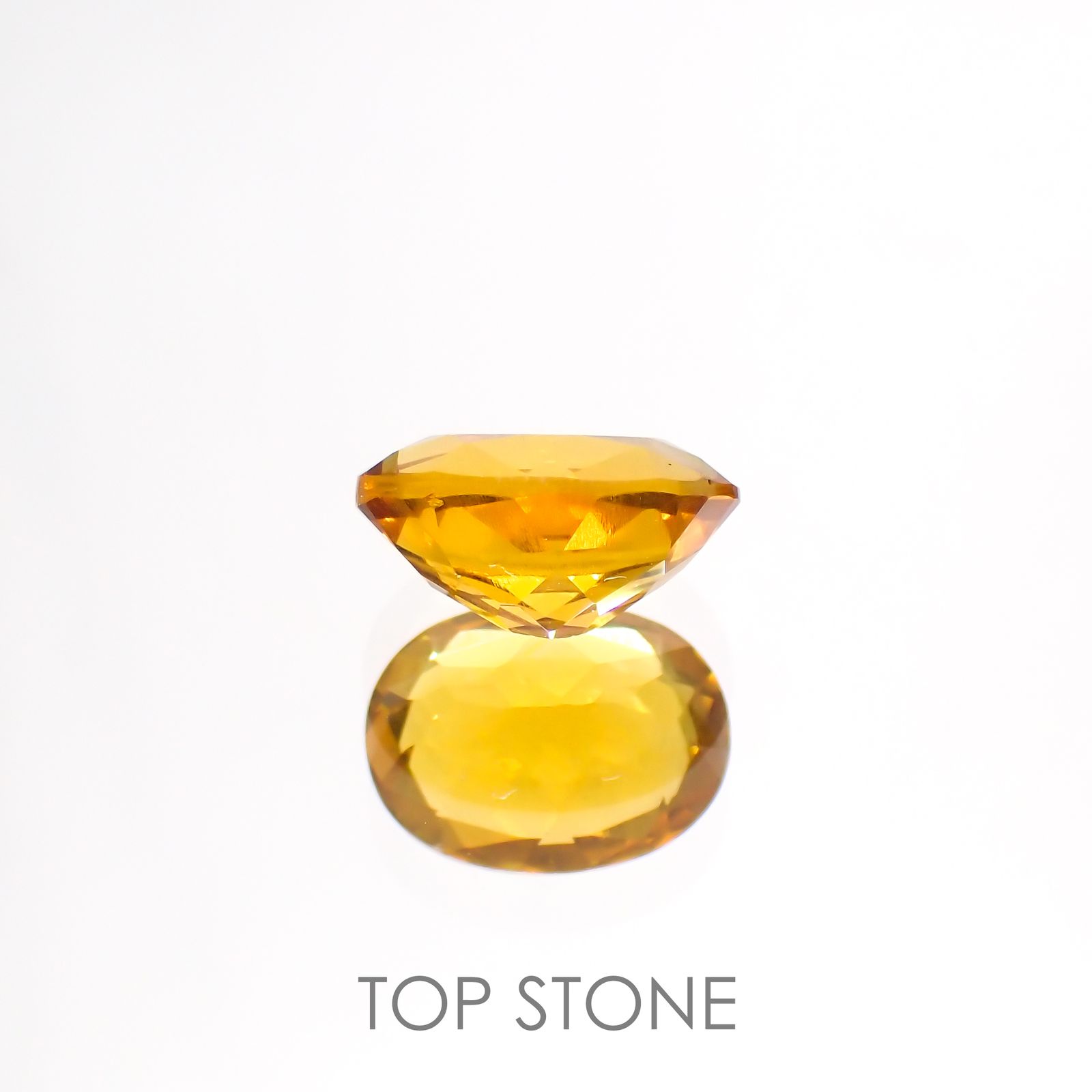 ゴールデンベリル(宝石名ゴールデン・ベリル)ブラジル産 1.24ct 識別済[220114225]8.1x6.2mm前後