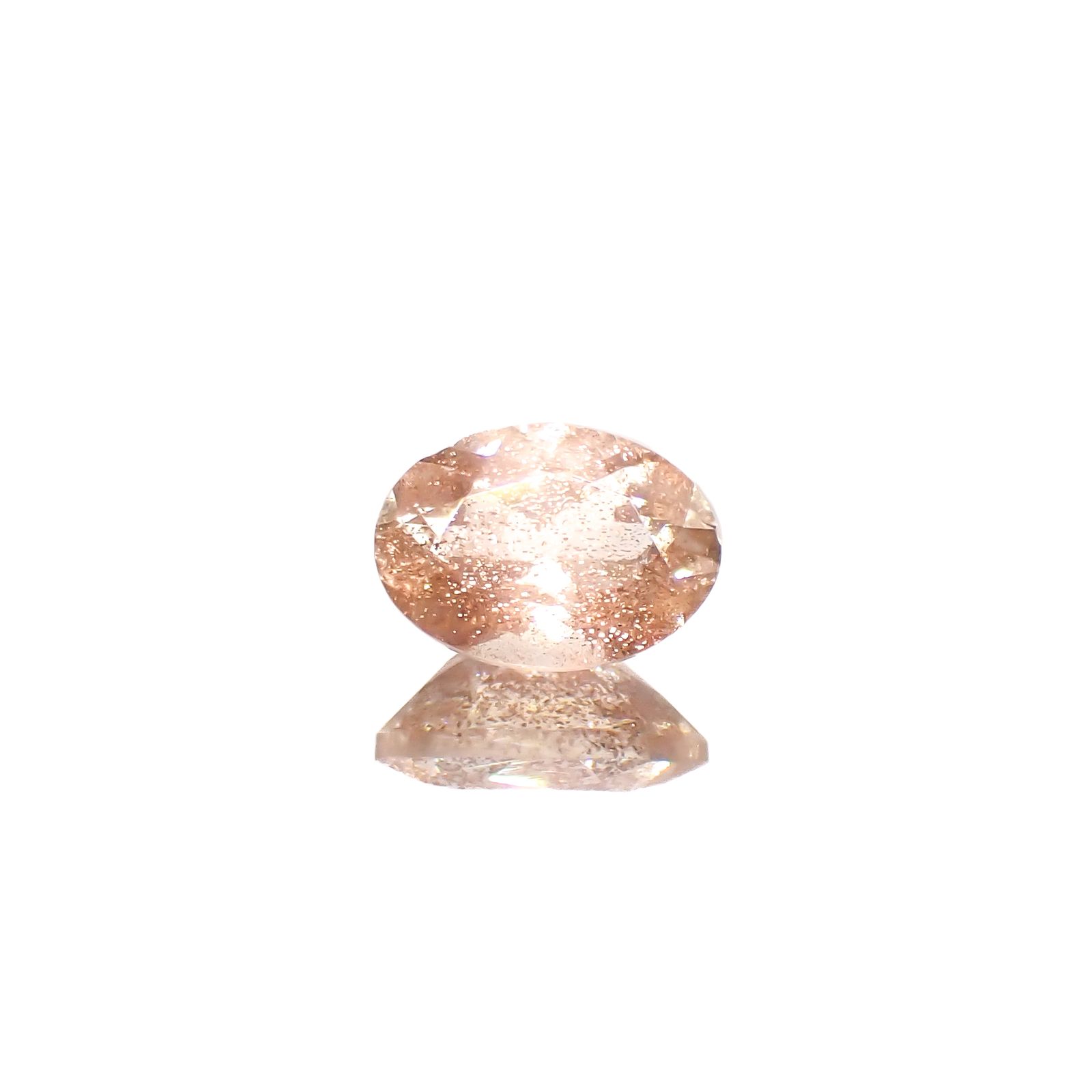 オレゴンサンストーン アメリカ・オレゴン州産 0.75ct[240628209]7x5mm前後