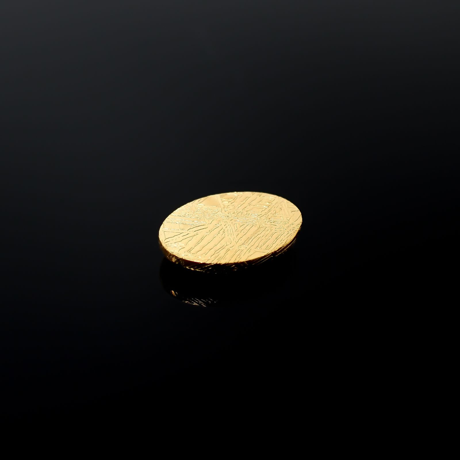 ムオニナルスタ隕石 発見地:スウェーデン 12.60ct[240125816]15.7x11.8mm前後