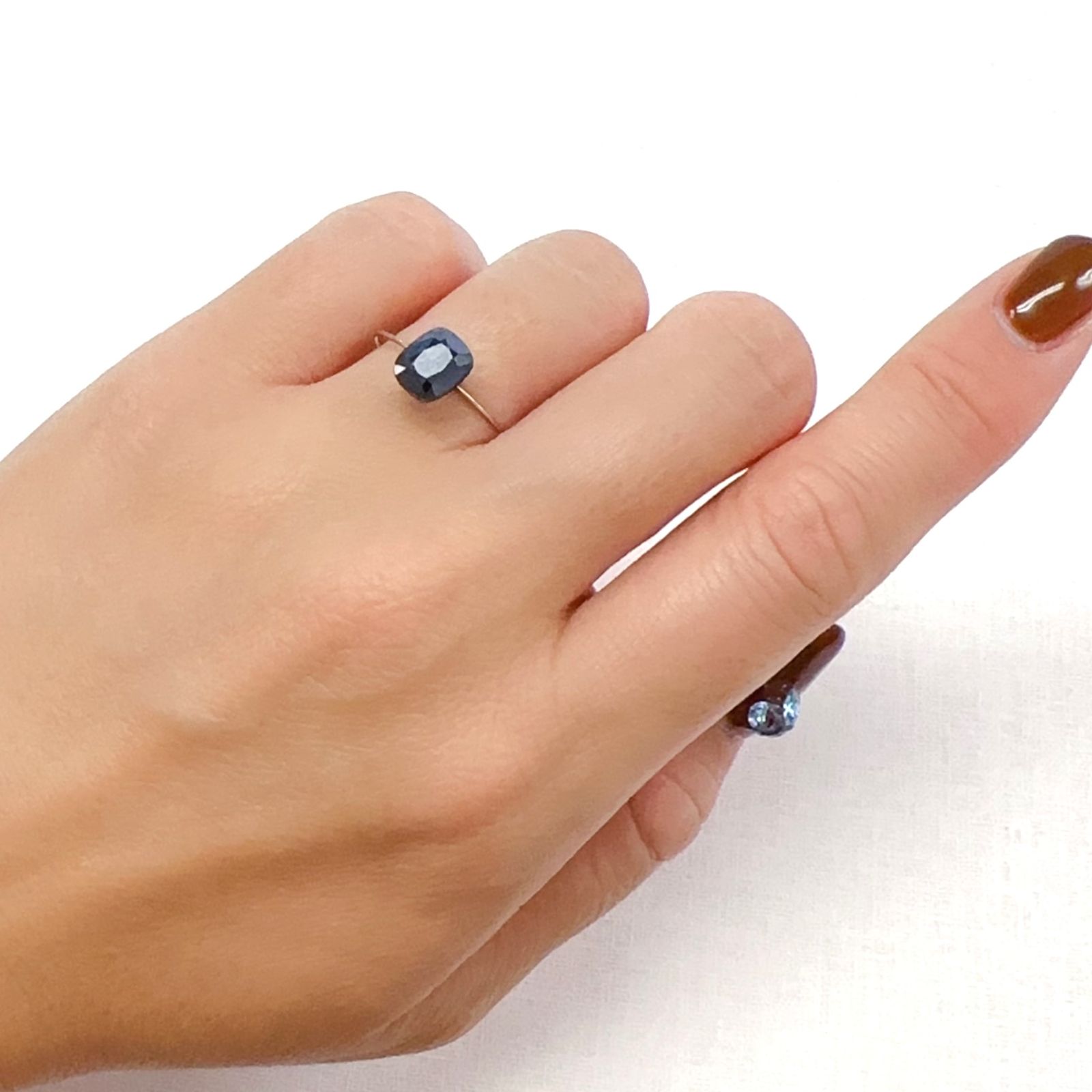 ルチル単結晶 ブラジル産 2.29ct[231023750]7.7x6.4mm前後