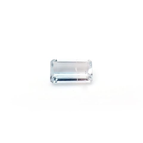 バイカラートパーズ 非加熱 ブラジル産 1.08ct / 7.8x4.9mm前後 [260331801]