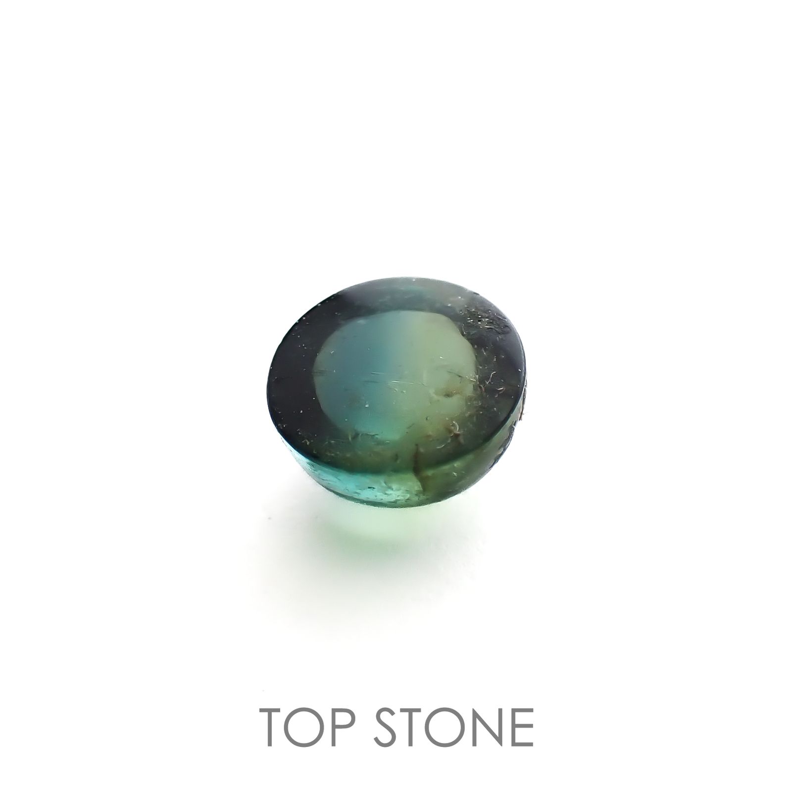 バイカラートルマリン コンゴ民主共和国/アフリカ産 0.67ct[220817344]5.2x5.1mm前後