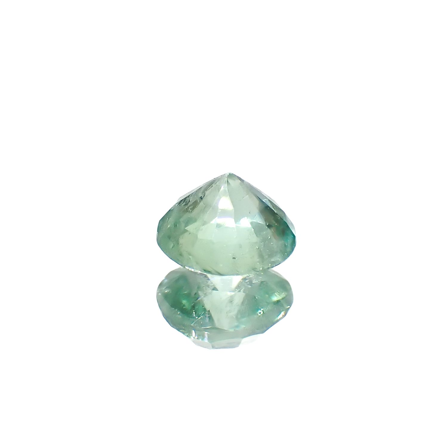 グリーンカイヤナイト タンザニア産 0.86ct[240928814]5.7x5.6mm前後