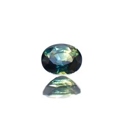 バイカラーサファイア(宝石名バイカラー・サファイア)マダガスカル/オーストラリア産 0.52ct 識別済[250114061]4.9x4mm前後