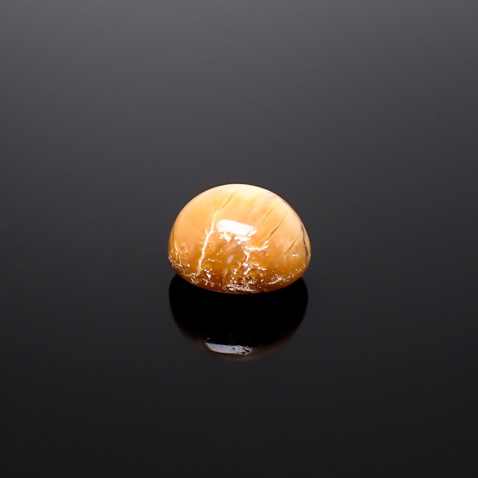 オパールキャッツアイ ブラジル・バイーア州産 3.76ct / 10.1x10.1mm前後 [260933094]
