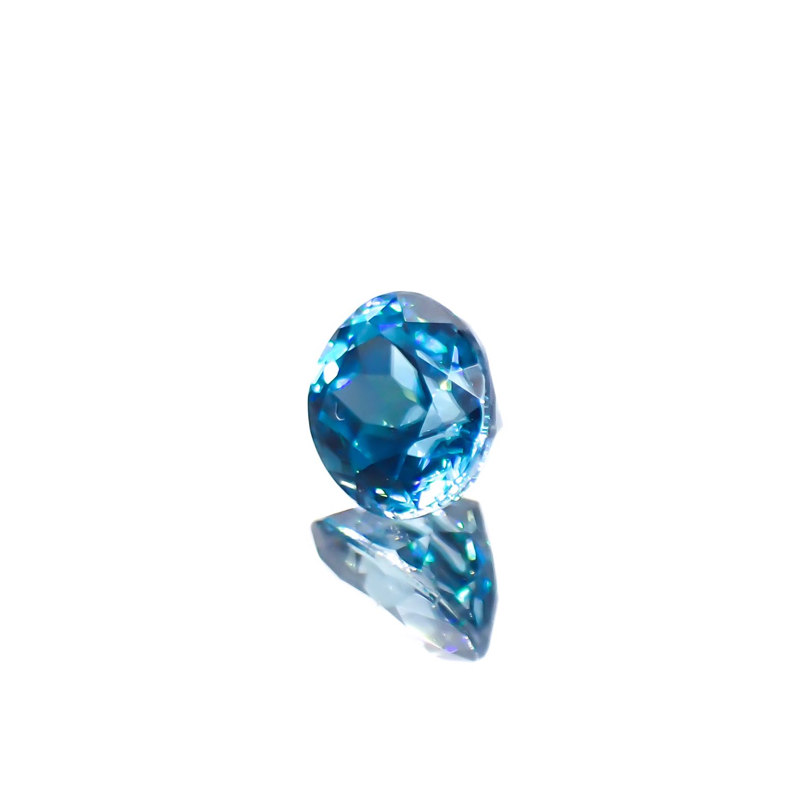 ラタナキリブルージルコン カンボジア産 1.57ct[240728493]6.3x5.7mm前後