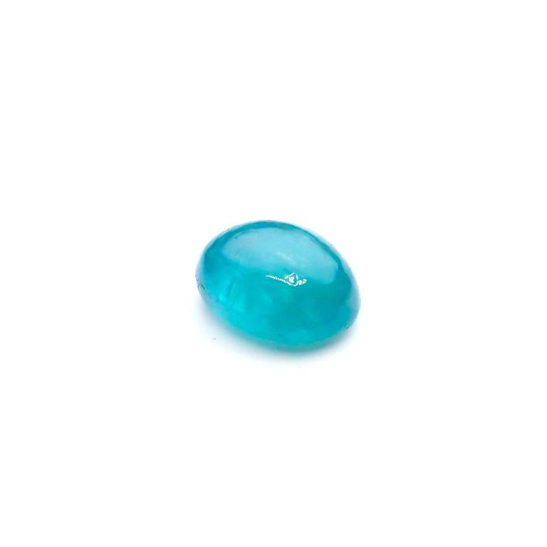パライバトルマリン(宝石名トルマリン/別名パライバ・トルマリン) ブラジル産 0.750ct ソ付(宝貴協)[210711749]6.0×4.8mm前後