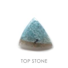 パライバクォーツ(宝石名ギラライト イン クォーツ) ブラジル産 4.39ct 識別済[210310291]12.9×14.2mm前後