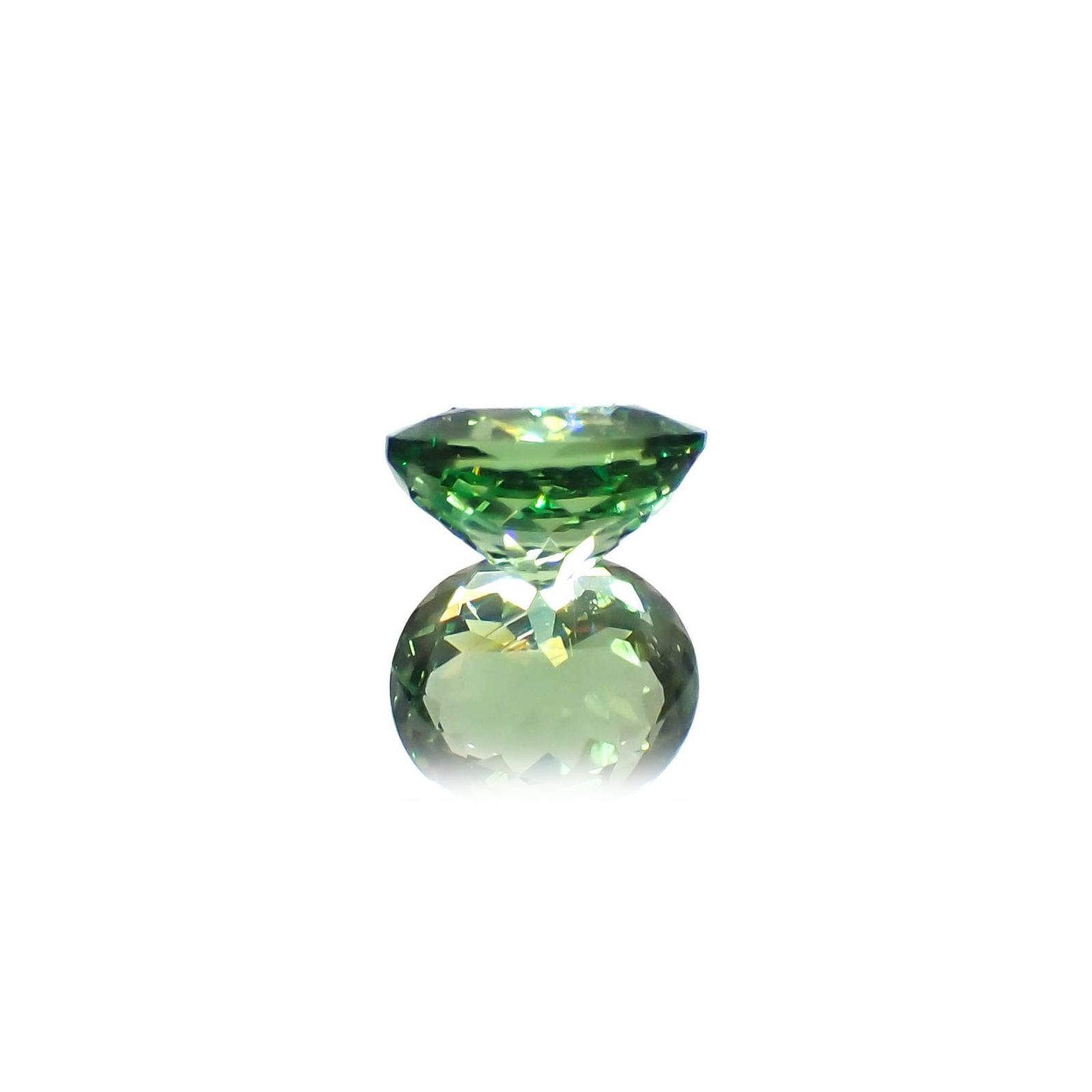 ミントガーネット(宝石名グリーン グロッシュラー・ガーネット)タンザニア産 0.36ct 識別済[230119973]4.6x4mm前後