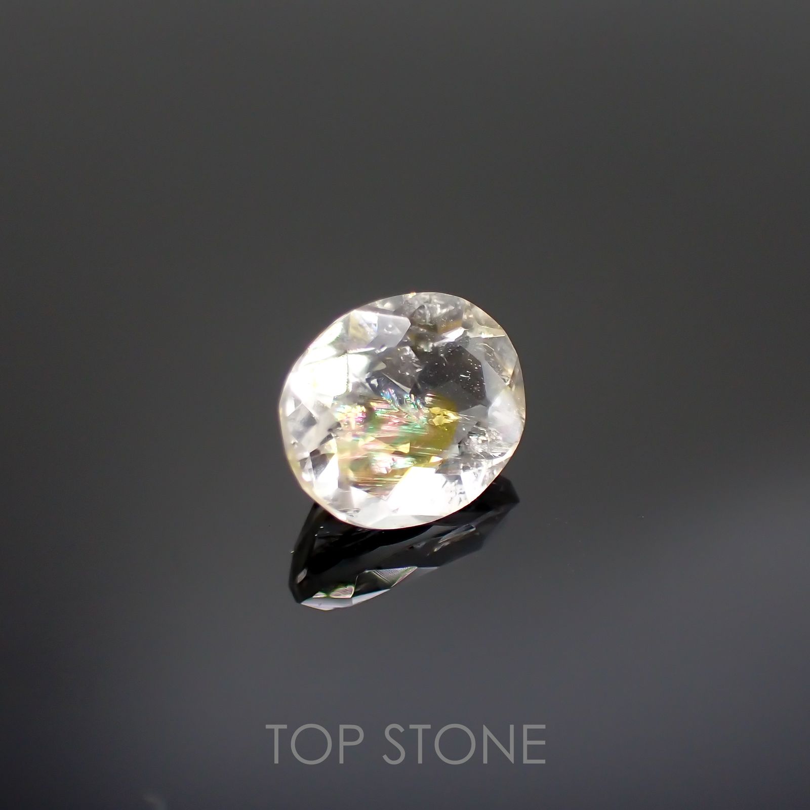 オーロラクォーツ ブラジル・ミナスジェライス産 1.85ct[220114382]8.7x7.2mm前後