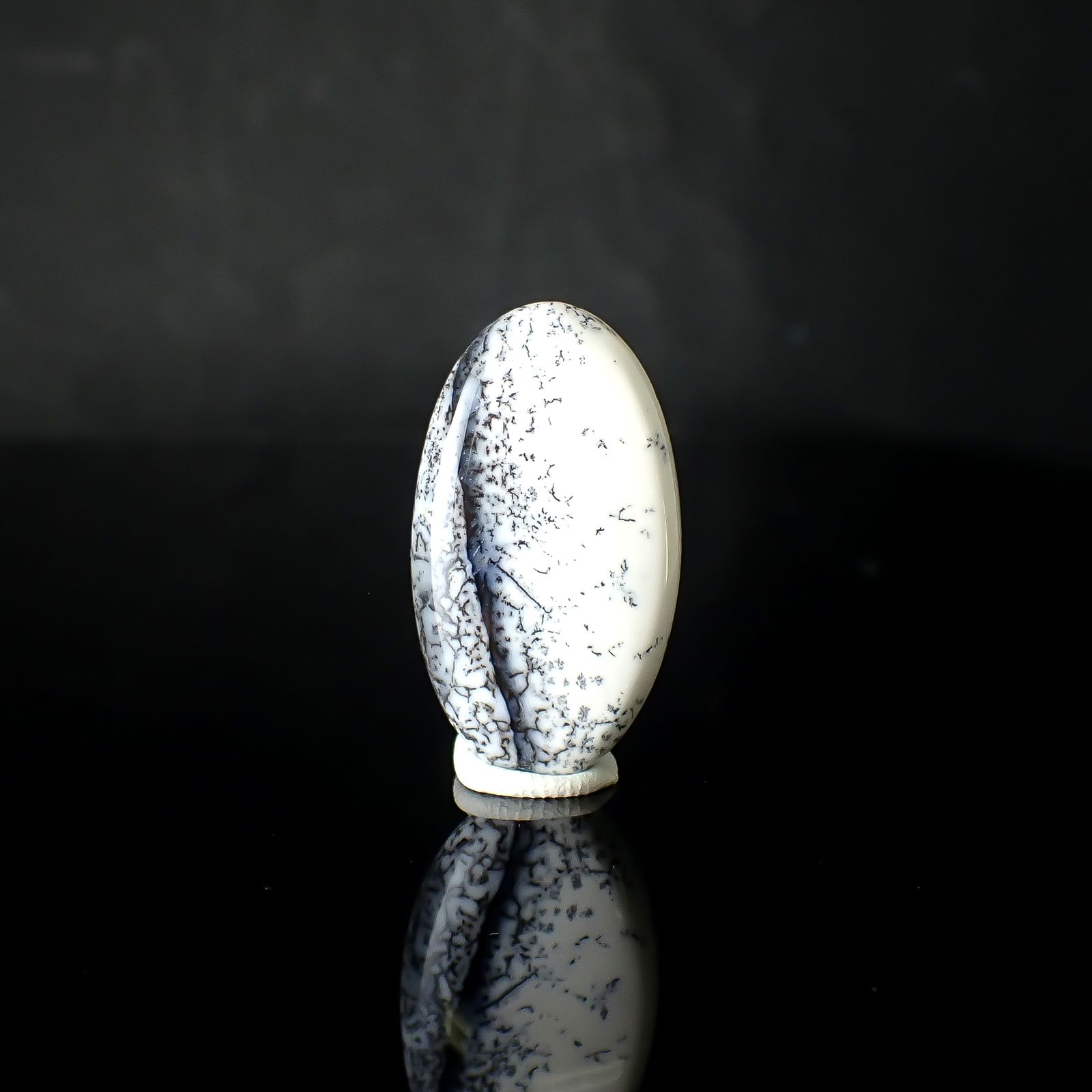 デンドリチックオパール ブラジル産 30.20ct [250931116]33.6x18.9mm前後