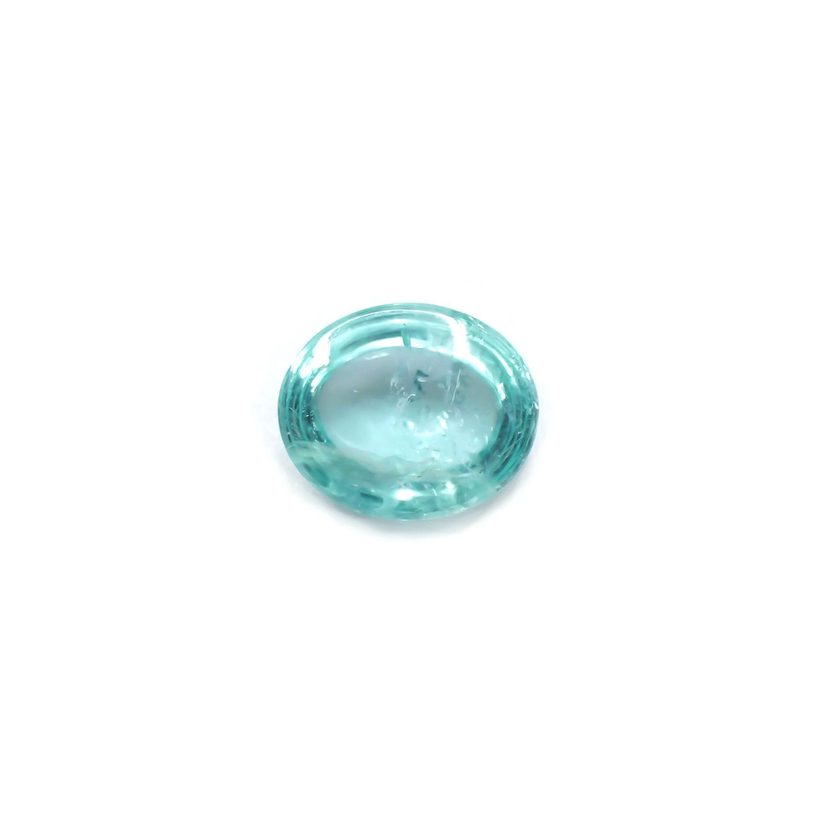 パライバトルマリン ブラジル・キントス鉱山産 1.14ct / 7×5.9mm前後 [260710359]