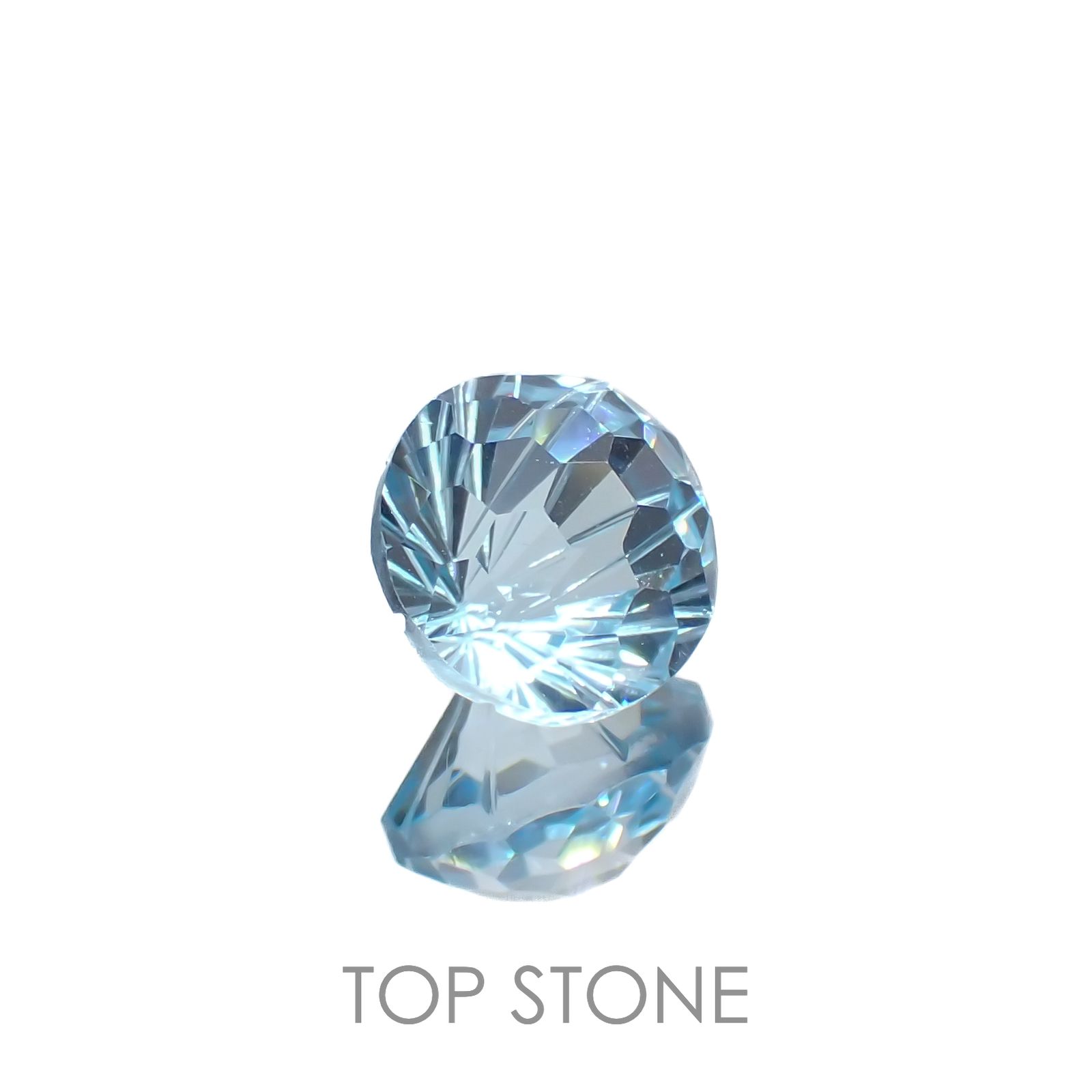 ◇カスタムカット◇ブルートパーズ ブラジル産 2.97ct[221219357]8.2x8.2mm前後