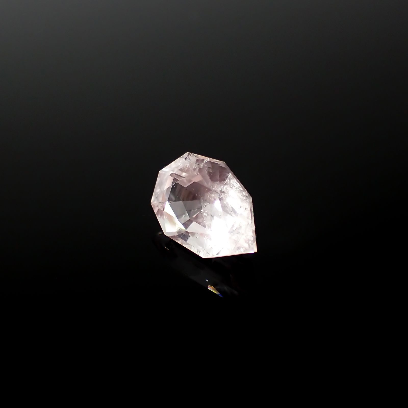 ◇カスタムカット◇ピンクエンジェルラダー マダガスカル産 2.45ct[240125432]10.6x7.5mm前後