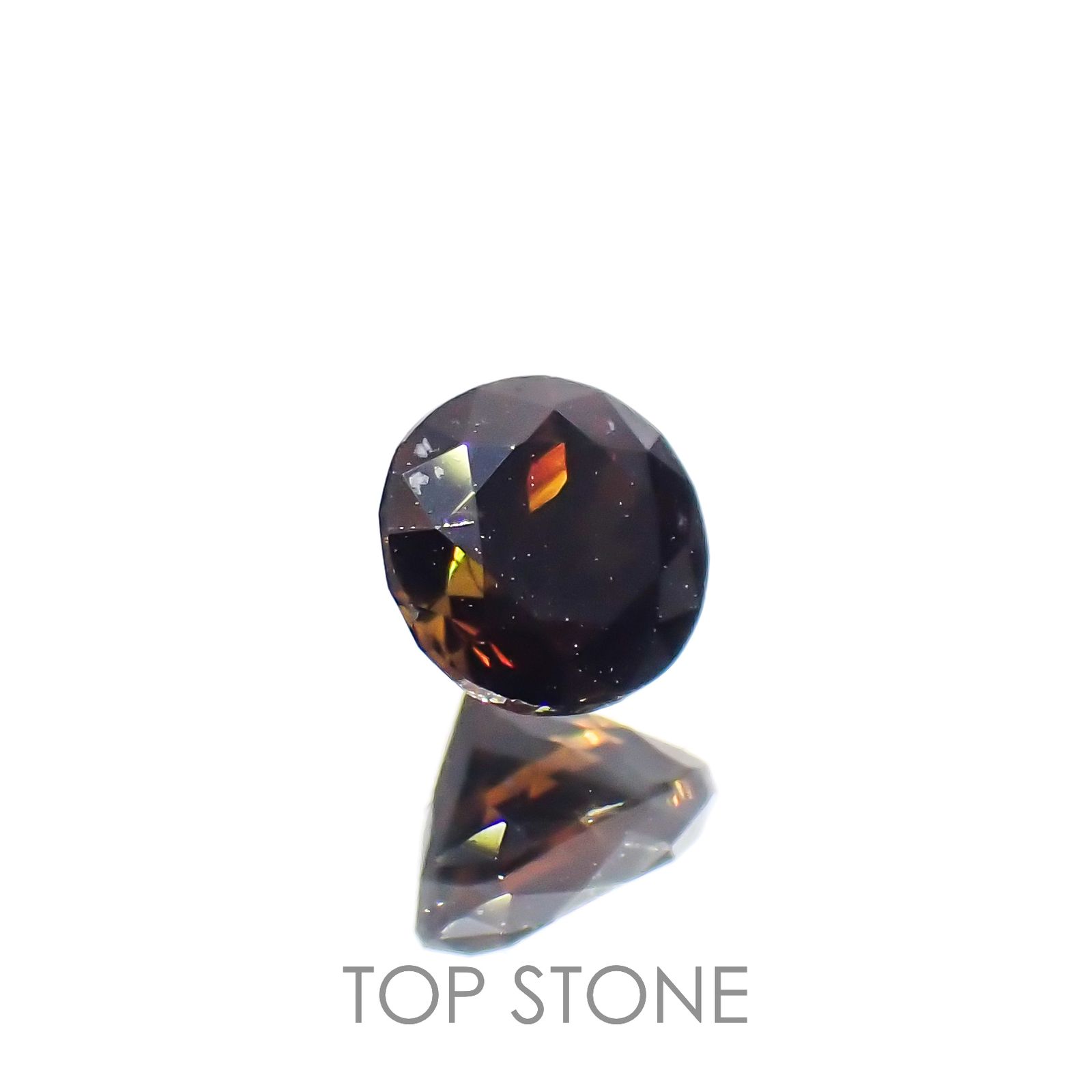 エピドート(宝石名エピドート)タンザニア産 0.31ct 識別済[221018700]4x3.9mm前後