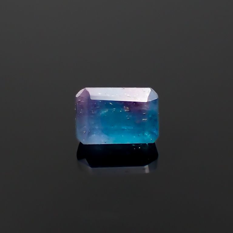 バイカラーパライバトルマリン 非加熱 ブラジル・バターリャ鉱山産 0.23ct[230220469]3.9x2.7mm前後