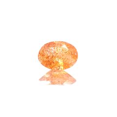 イリュージョンサンストーン(宝石名フェルドスパー) タンザニア産 0.64ct 識別済[250812303]6.8×5.1mm前後