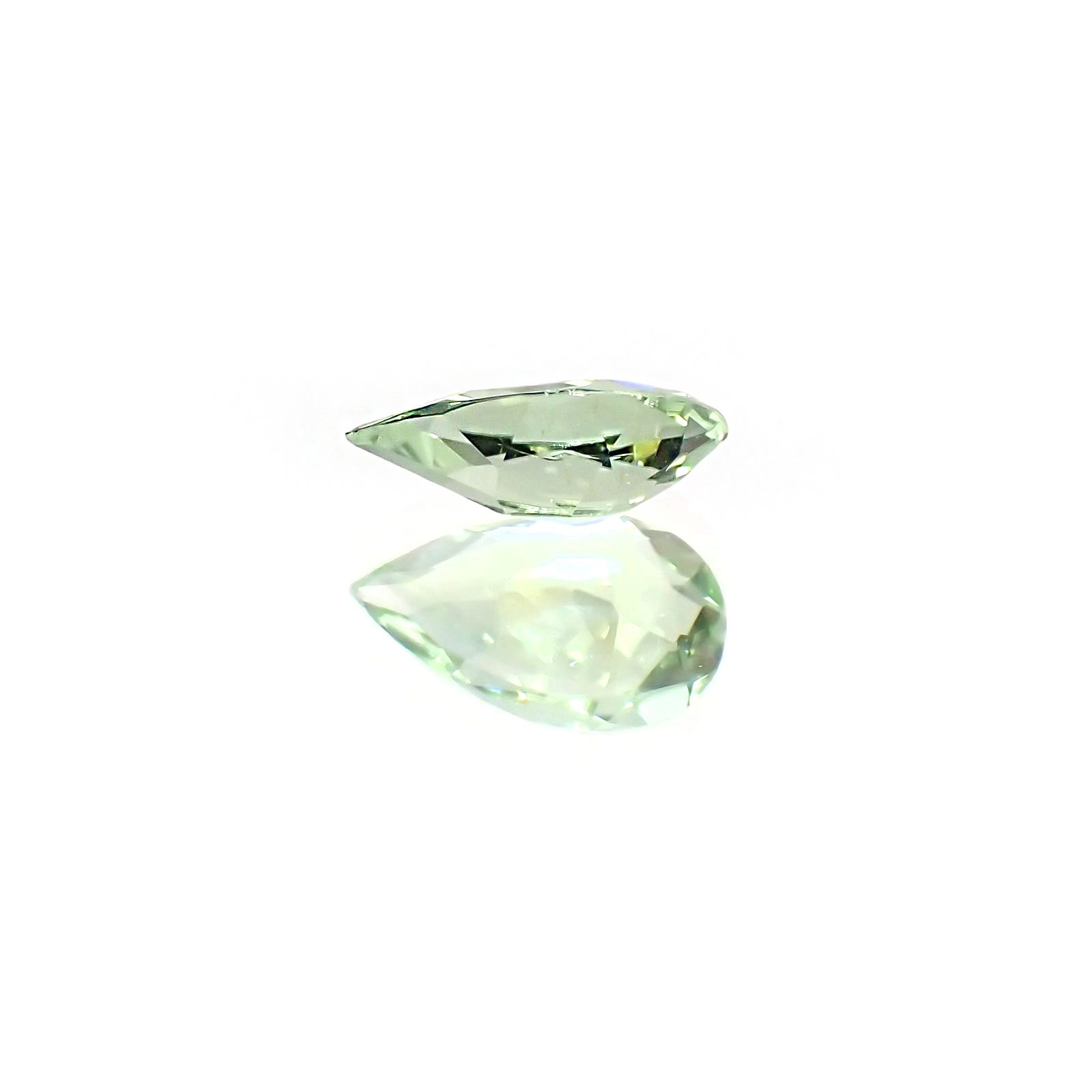 ミントカラー パライバトルマリン(宝石名トルマリン/別名パライバ・トルマリン) モザンビーク産 識別済 0.22ct / 5.8×3.5mm前後 [210510651]