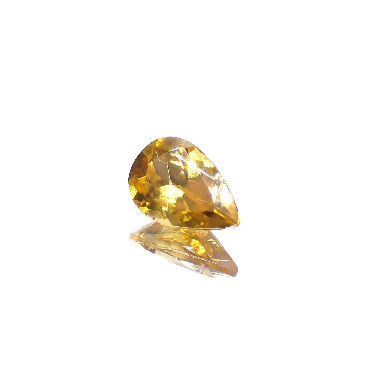 イエロージルコン スリランカ/カンボジア産 0.61ct[240728526]6.5x4.2mm前後