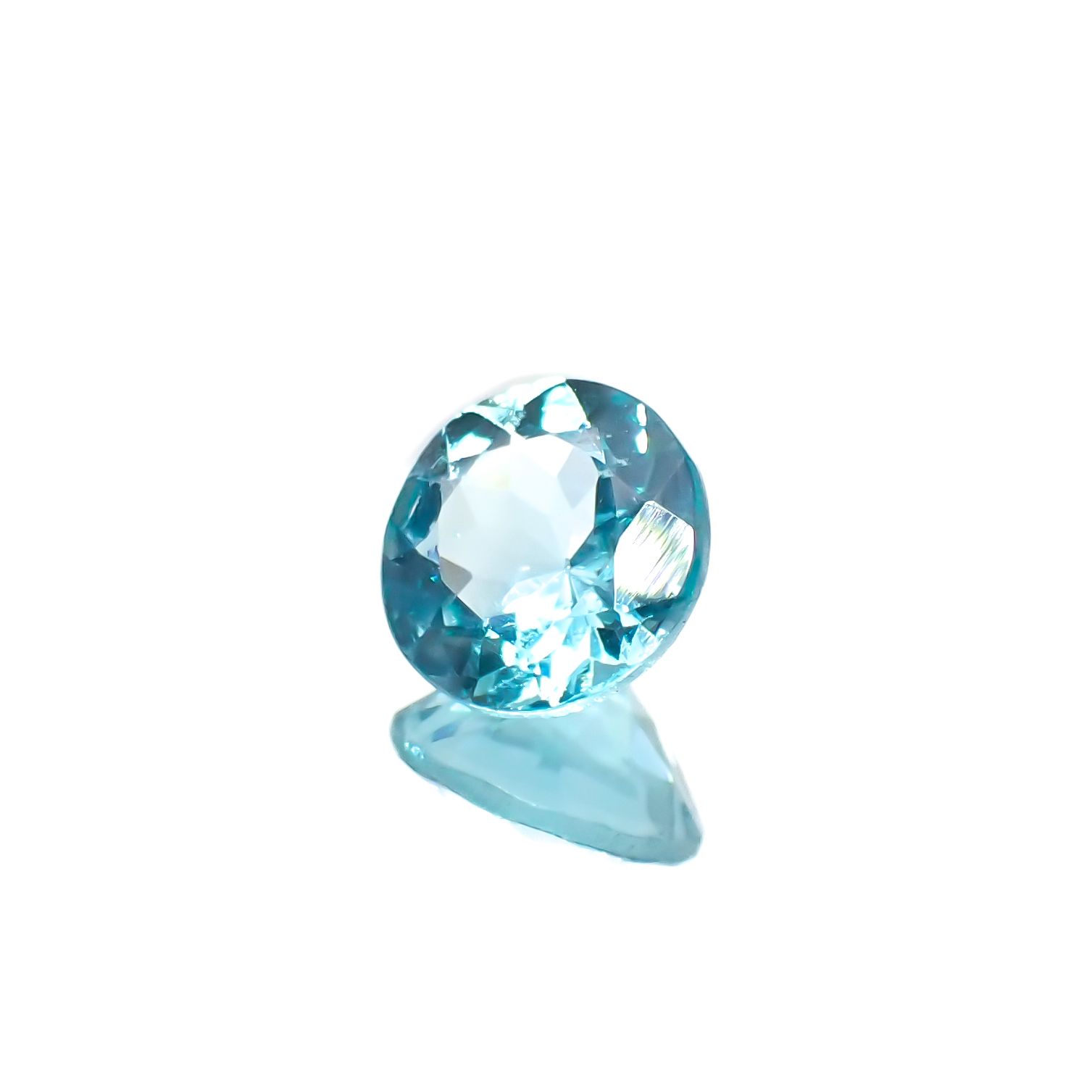 アパタイト(宝石名アパタイト)ブラジル産 1.19ct 識別済[230321341]6.8x6.8mm前後