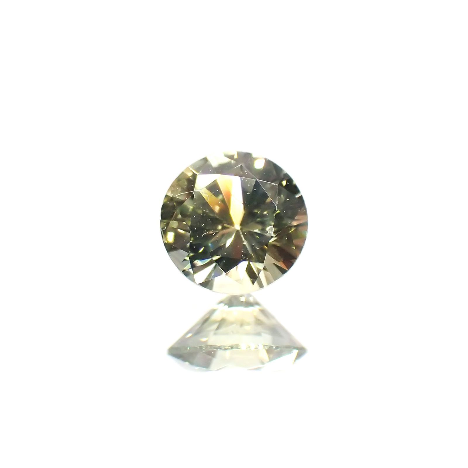 モンタナサファイア(宝石名サファイア)アメリカ・モンタナ州産 0.27ct 識別済[220114009]4x3.9mm前後