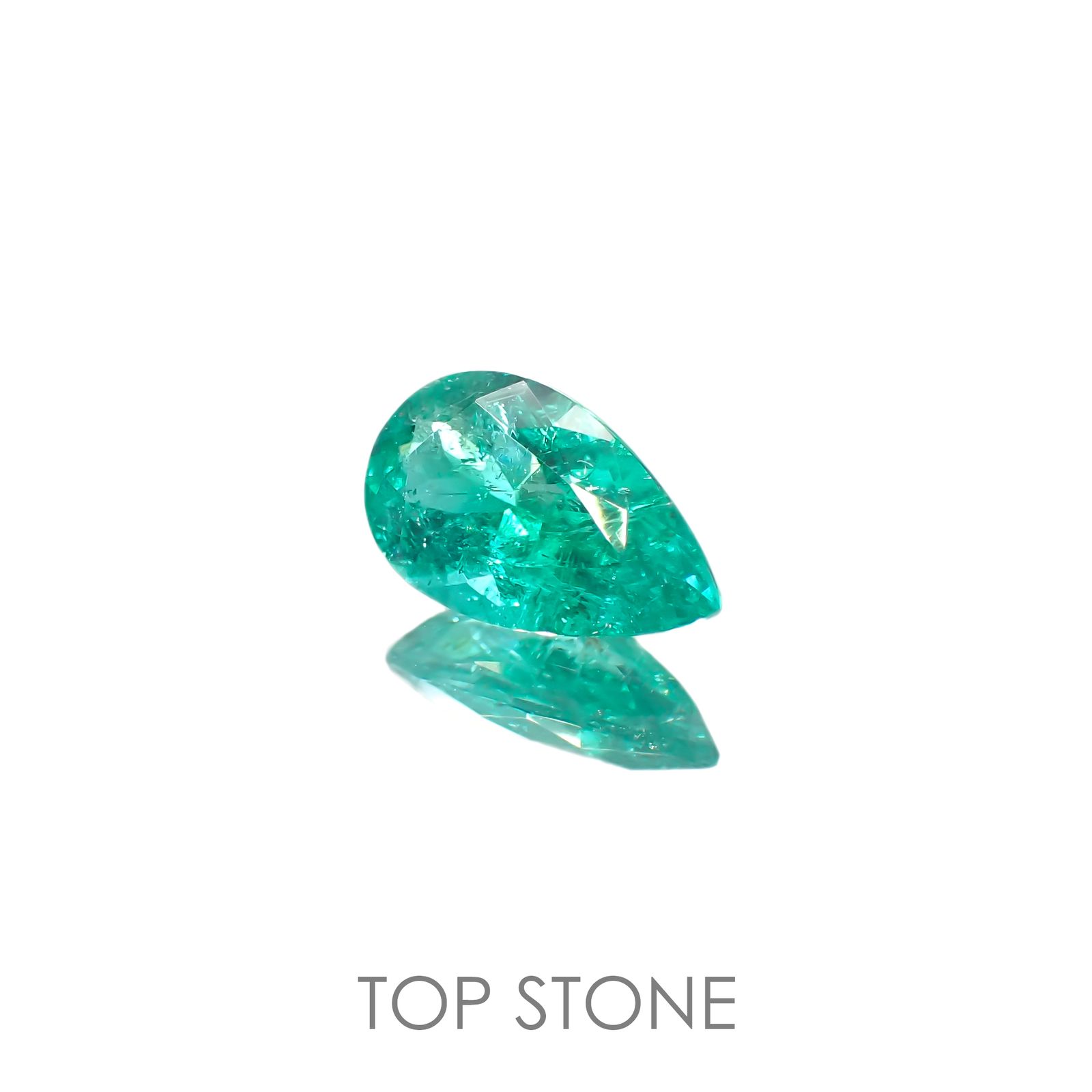 パライバトルマリン(宝石名トルマリン/別名パライバ・トルマリン) ブラジル産 1.19ct GIA鑑付[19110902]9.5×5.7mm前後