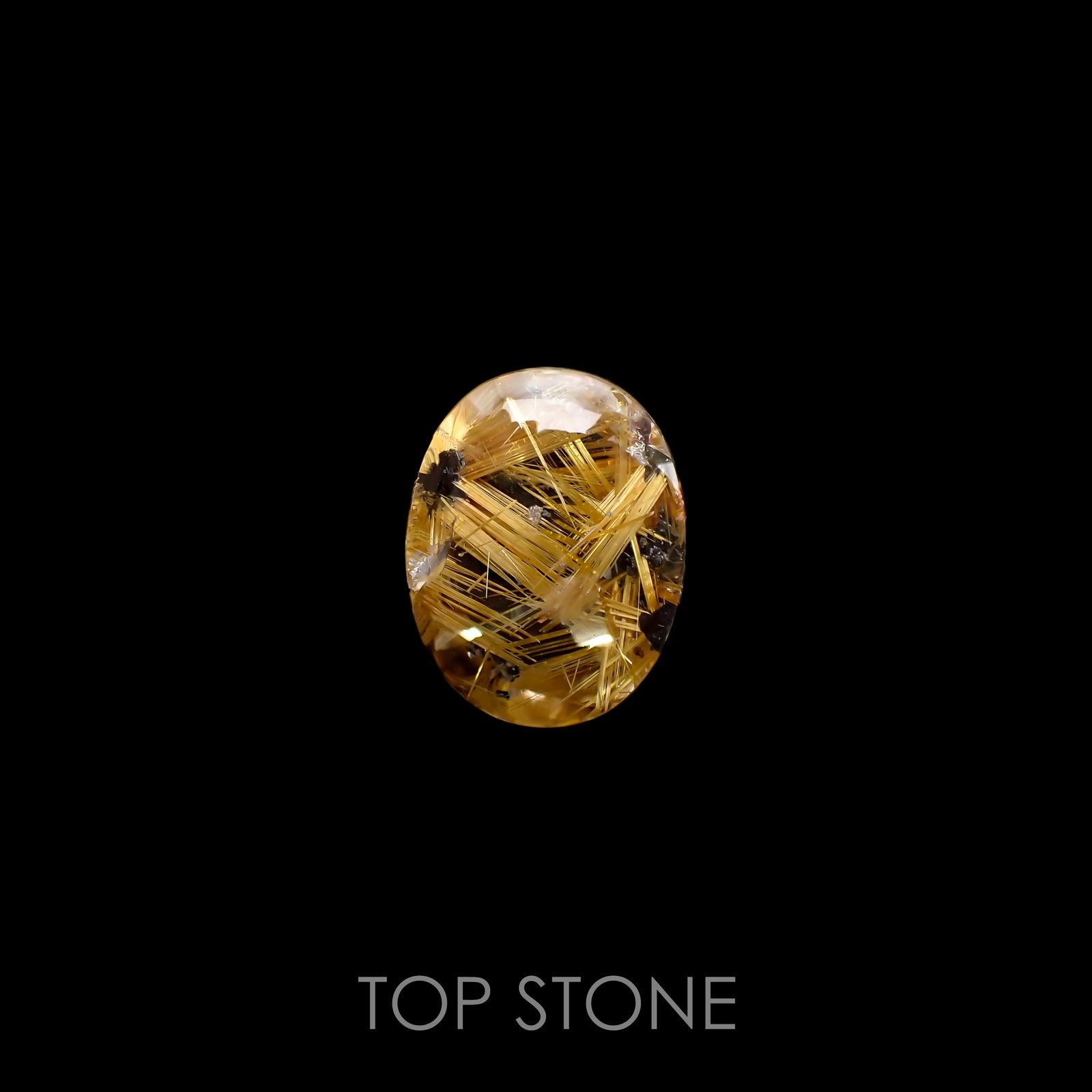 太陽ルチルクォーツ ブラジル産 31.19ct[220716736]24.7x19.2mm前後