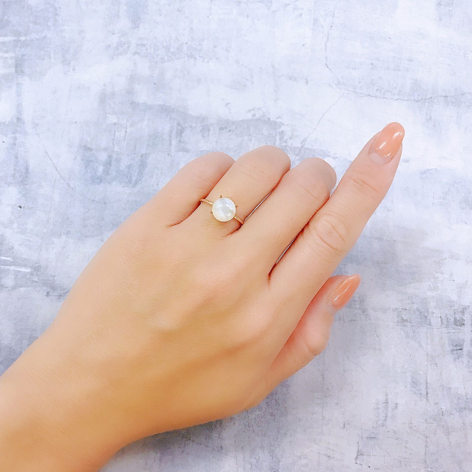 オパールキャッツアイ ブラジル・バイーア州産 1.97ct[220917859]8.2x8.1mm前後