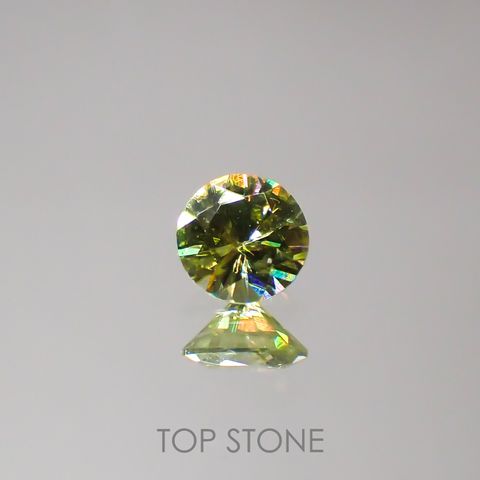 スフェーン(宝石名スフェーン)マダガスカル産 0.25ct 識別済[220616550]4x4mm前後