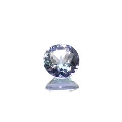 バイカラータンザナイト(宝石名ゾイサイト)タンザニア産 0.46ct 識別済[240828610]5x4.9mm前後