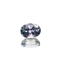 バイカラータンザナイト(宝石名タンザナイト/ゾイサイト)タンザニア産 0.93ct 識別済[230923507]6.7x4.9mm前後