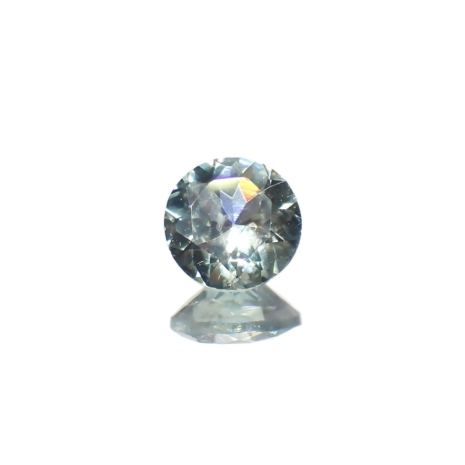 モンタナサファイア(宝石名サファイア)アメリカ・モンタナ州産 識別済 0.39ct / 4.3x4.3mm前後 [260419530]