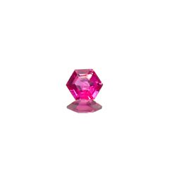 ◇ヘキサゴンカット◇ルビー 非加熱 モザンビーク産 0.20ct[240427108]3.5x3.5mm前後