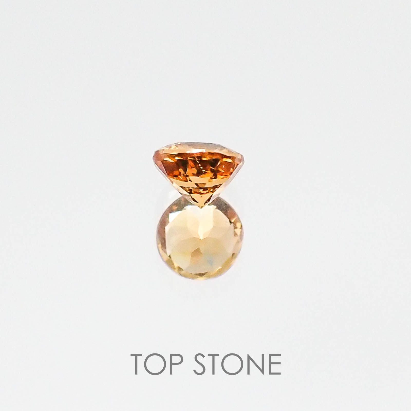 スペサルティンガーネット マンダリンオレンジカラー(宝石名スペサルティン・ガーネット) ケニア産 0.16ct 識別済[20084394]3.2×3.2mm前後